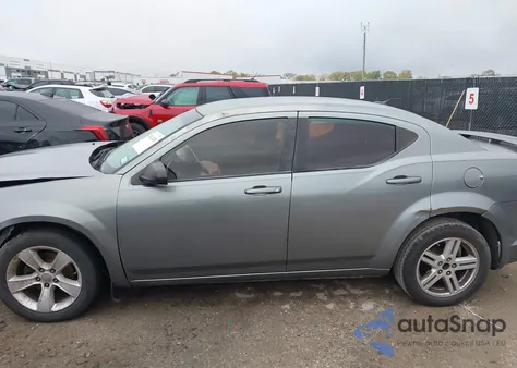 2012 Dodge Avenger Se из США, поврежденный, VIN 1C3CDZAB1CN110136